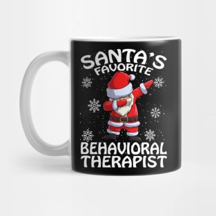 Santas Favorite Behavioral Therapist Christmas Mug